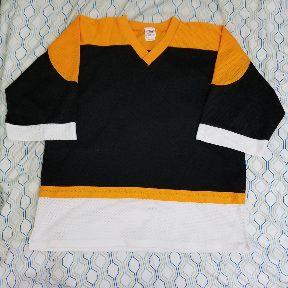 Vintage 70s 80s Indy Knit Blank Mesh Jersey Shirt
